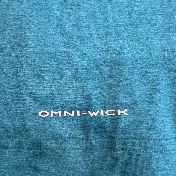 Columbia Omni-Wick Turquoise Polo, Very Good Condition, Size XL - Picture 7 of 9